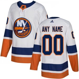 NHL New York Islanders Trikot Benutzerdefinierte Auswärts Weiß Authentic